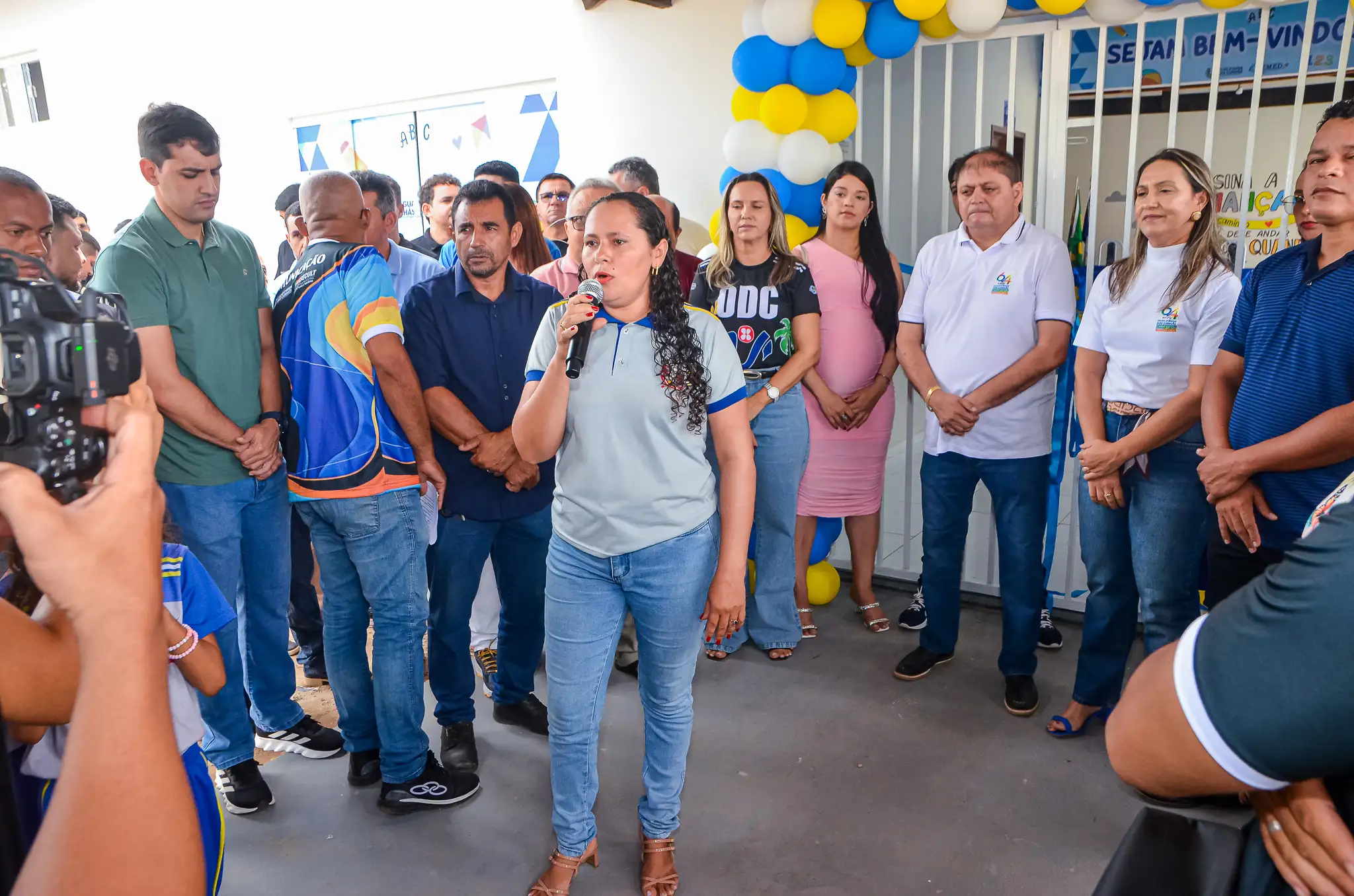 Galeria de imagens - Foto 11 da notícia: A Prefeitura inaugurou a Escola Municipal Raimundo Leal, no Povoado Barraquinha da Linha