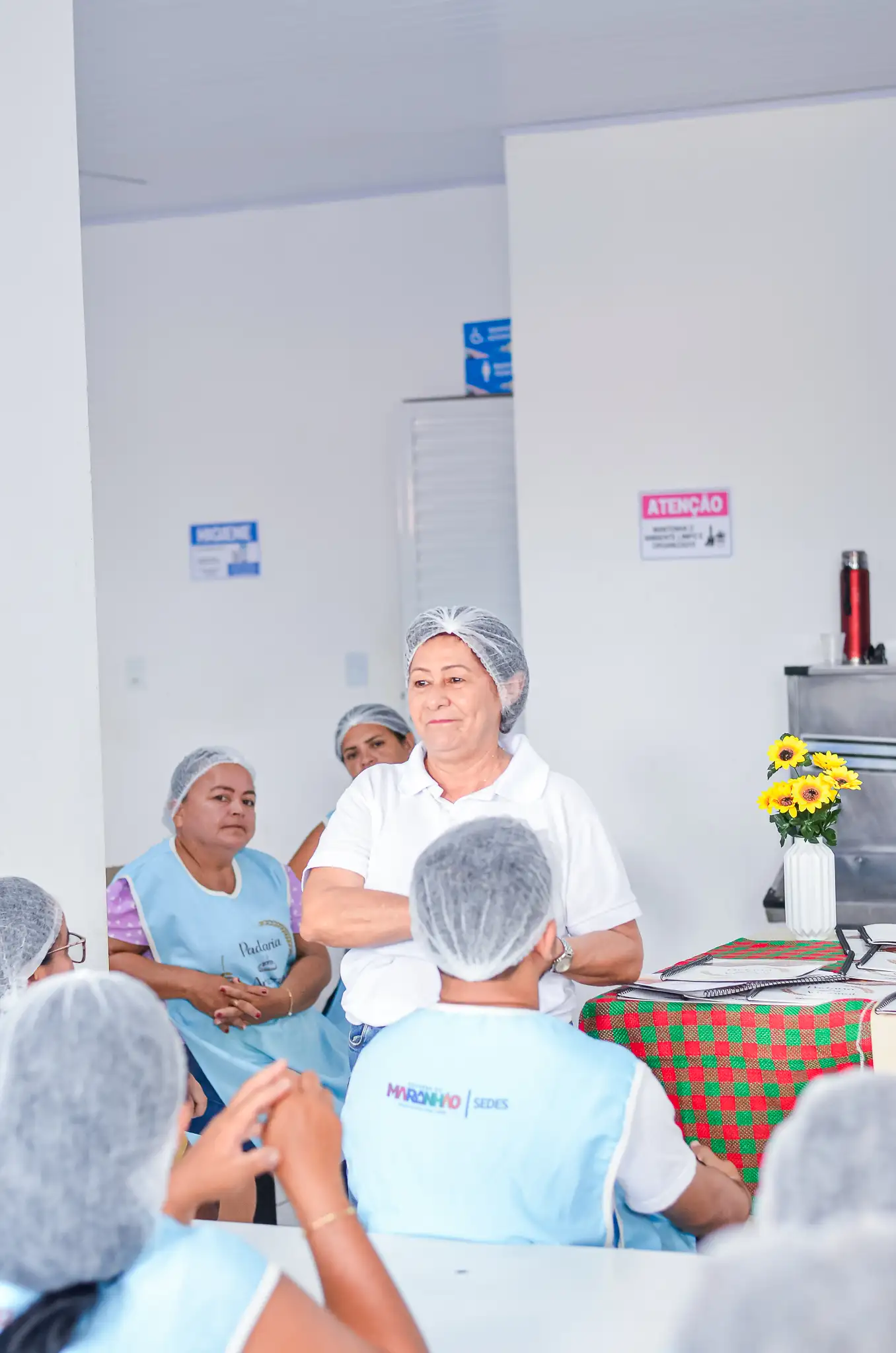 Galeria de imagens - Foto 3 da notícia: Secretaria Municipal de Assistência Social realizou o curso de padaria artesanal