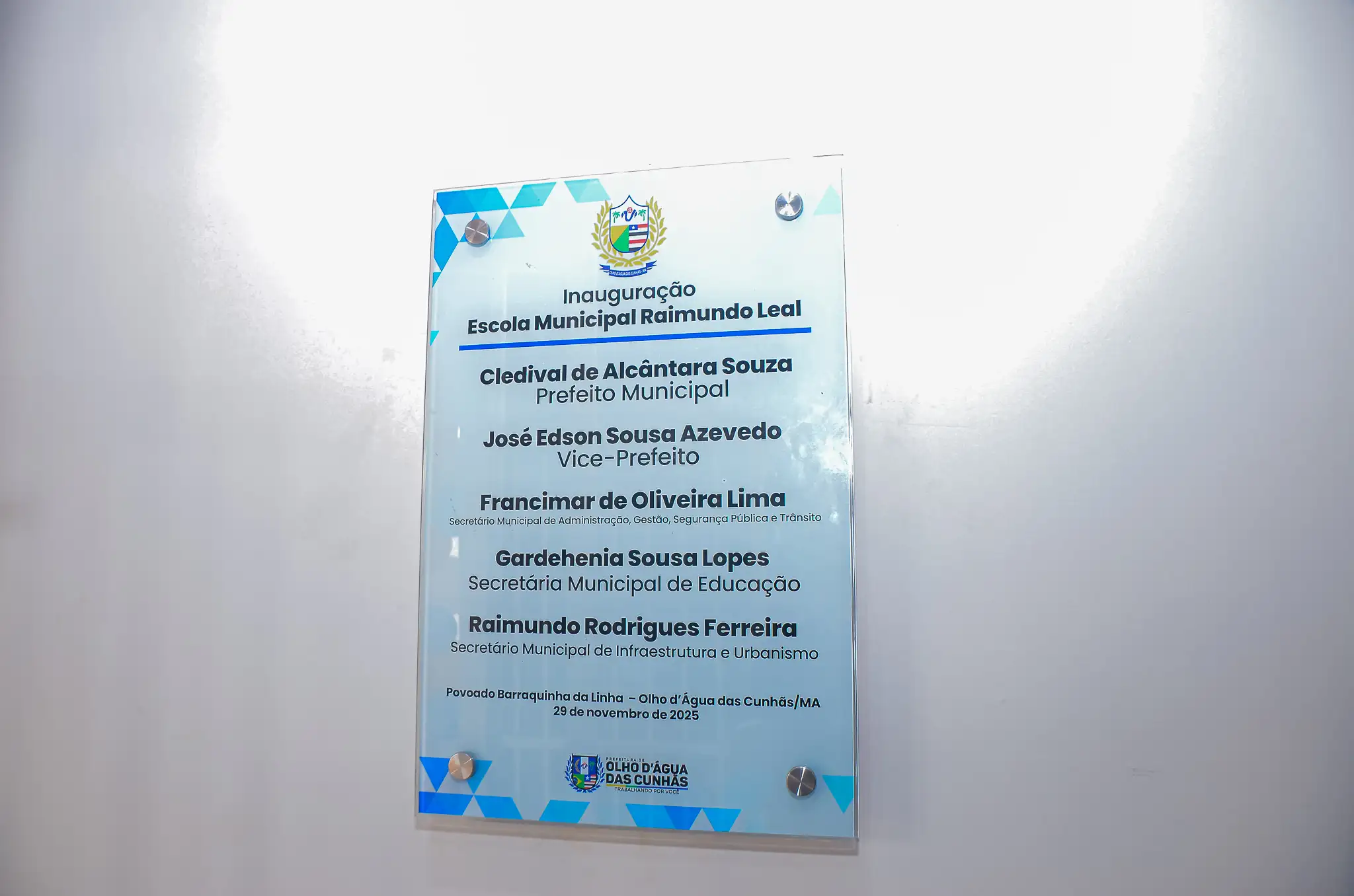 Galeria de imagens - Foto 4 da notícia: A Prefeitura inaugurou a Escola Municipal Raimundo Leal, no Povoado Barraquinha da Linha